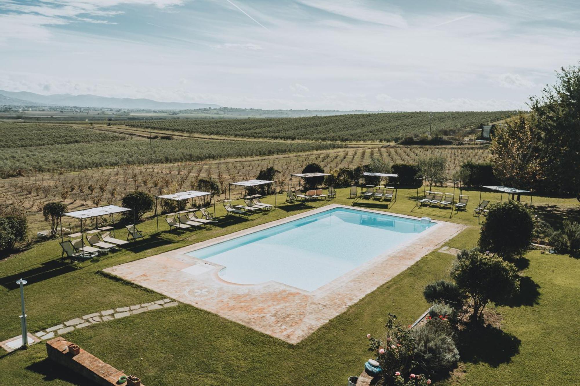 Podere Il Belvedere Su Cortona Castiglion Fiorentino Exterior foto